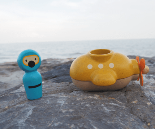 Plan Toys | Houten Boot | Submarine | 1+ - Kleine Eland