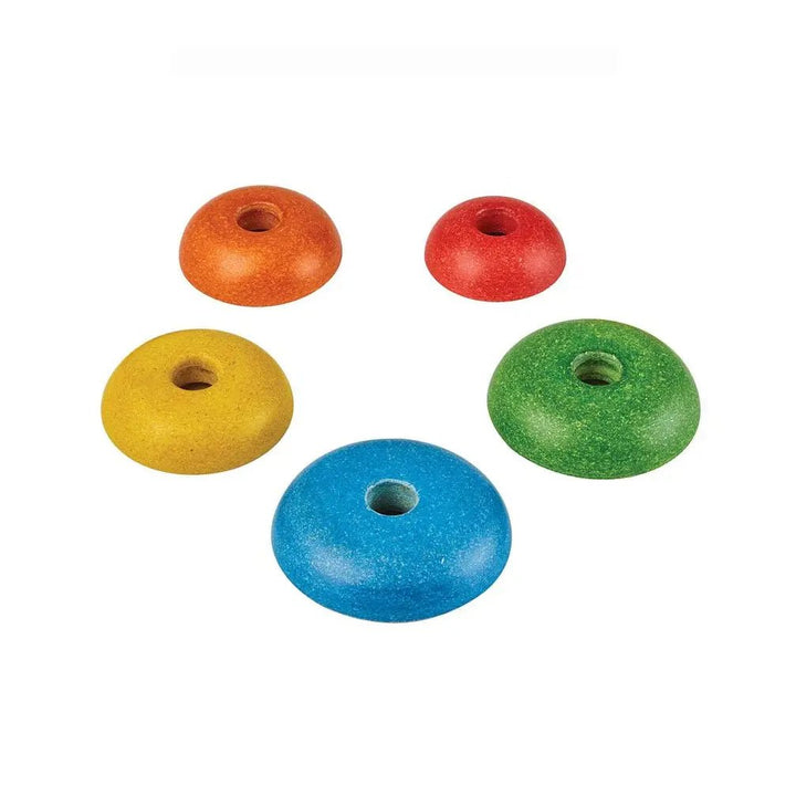 Plan Toys | Houten Stapelringen | Stacking Ring | Beer | 7 delig | 1+ - Kleine Eland