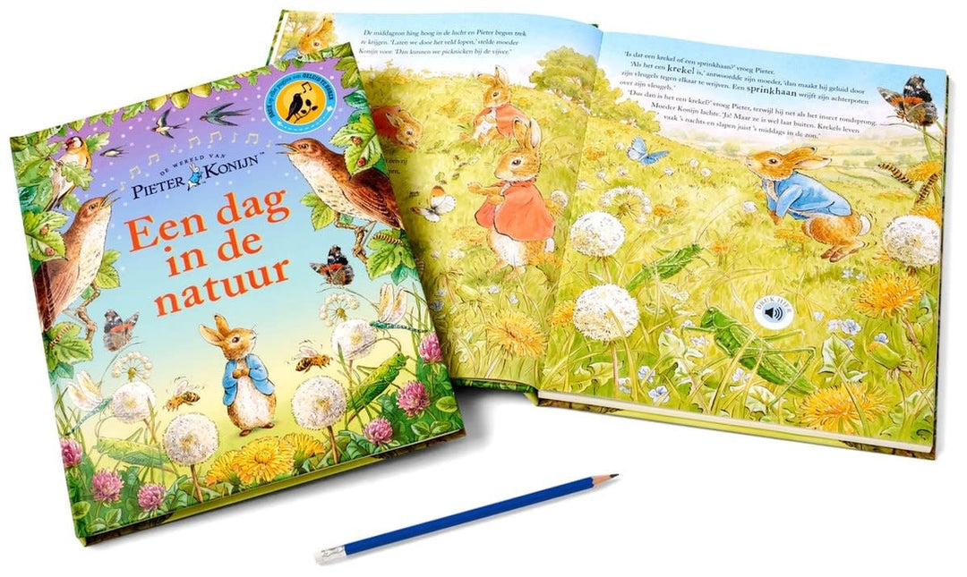 Ploegsma | Geluidenboek | Pieter Konijn | Een dag in de natuur | 3+ - Kleine Eland