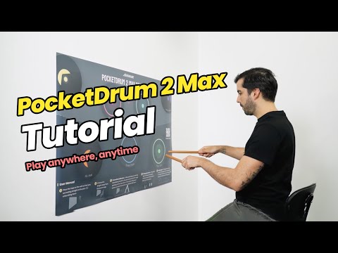 AeroBand | PocketDrum 2 MAX | Draagbaar Elektronisch Drumstel
