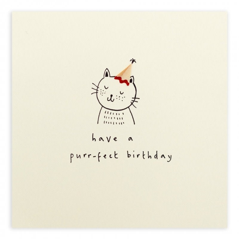 Pencil Shavings Cards by Ruth Jackson | Have a Purr-fect Birthday