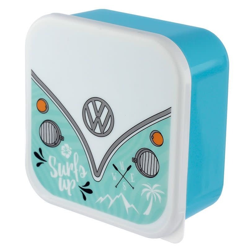 Puckator | Set van 3 lunchboxen | Volkswagen VW T1 | Camper Bus | Surf | 13,5 - 11,5 - 10 cm - Kleine Eland