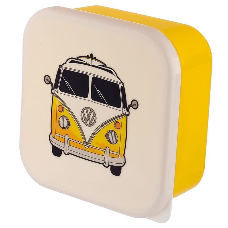 Puckator | Set van 3 lunchboxen | Volkswagen VW T1 | Camper Bus | Surf | 13,5 - 11,5 - 10 cm - Kleine Eland