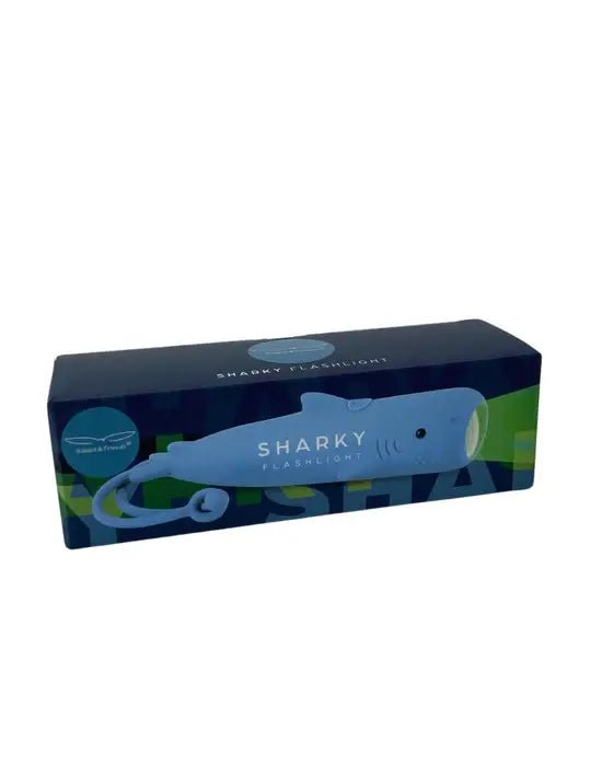 Rabbit & Friends | Haai | Oplaadbare Zaklantaarn | Siliconen | 25cm | 2+ - Kleine Eland
