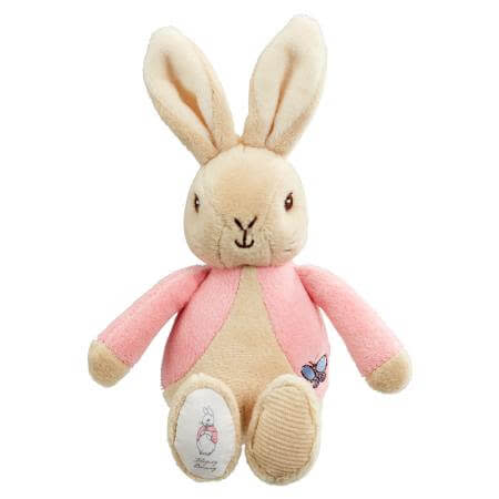 Rainbow Design | Bean Rattle | Peter Rabbit | Roze | 19 cm | 0+ - Kleine Eland