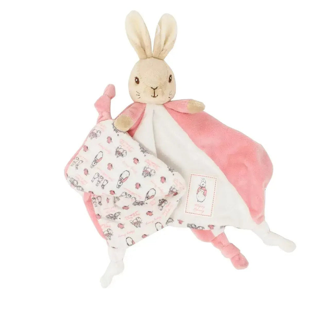 Rainbow Design | Beatrix Potter | Peter Rabbit Comfort Blanket | Pink | 30 cm | 0+ - Kleine Eland