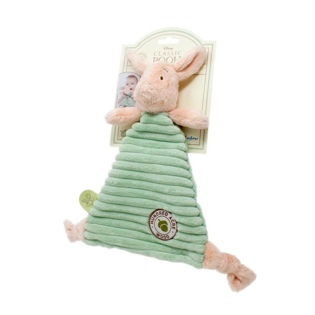 Rainbow Design | Disney Comfort Blanket | Classic Piglet | 25 cm | 0+ - Kleine Eland