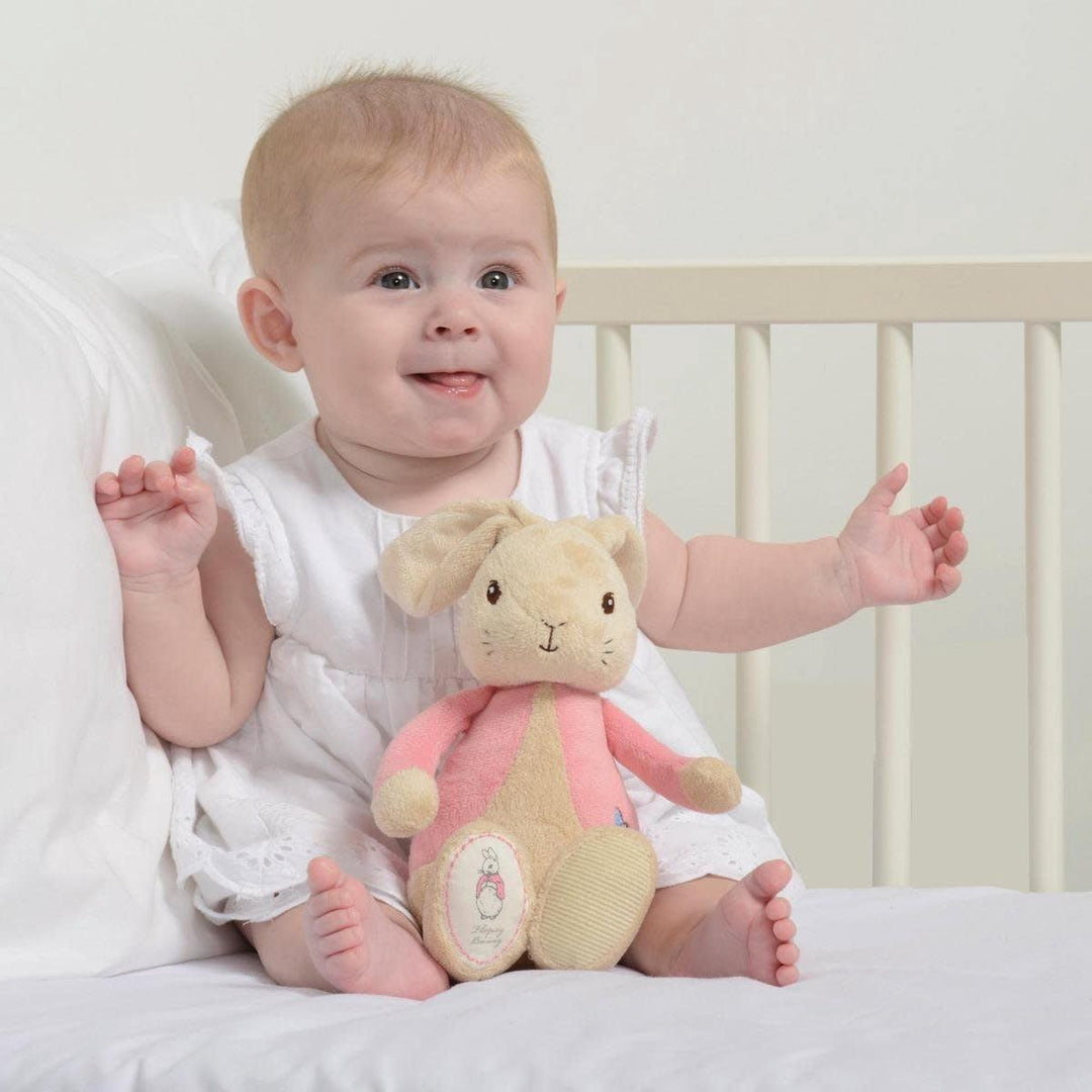 Rainbow Design | Peter Rabbit Serie | Flopsie | Pluche Knuffel | Roze | 26 cm | 0+ - Kleine Eland