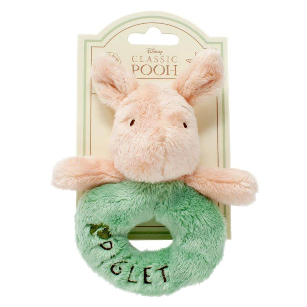 Rainbow Designs | Winnie the Pooh | Ringrammelaar Knorretje | 12 cm | 0+ - Kleine Eland