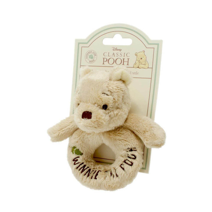 Rainbow Designs | Winnie the Pooh | Ringrammelaar Winnie | 12 cm | 0+ - Kleine Eland