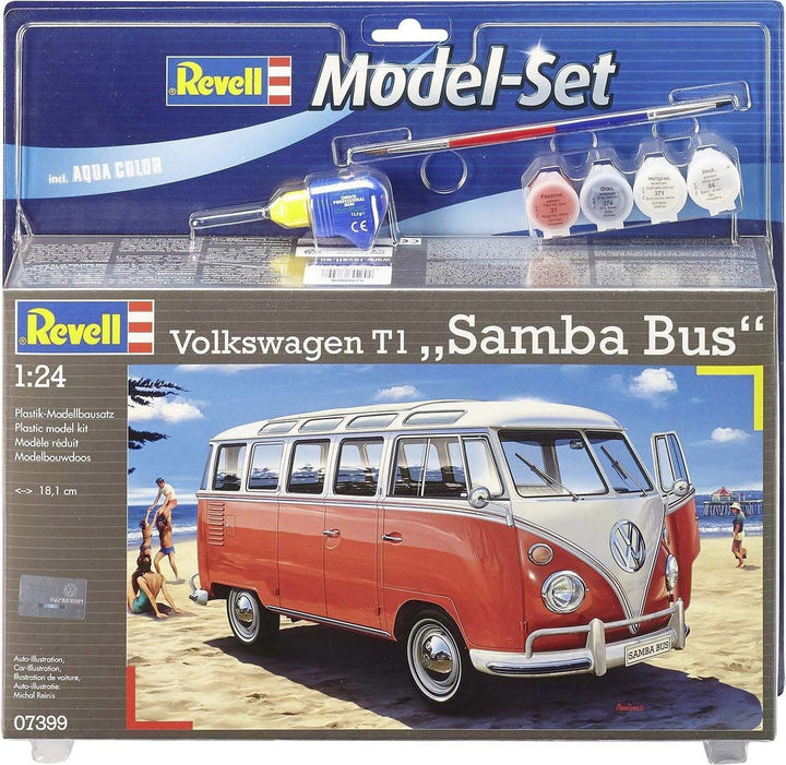 Revell Model Set VW T1 Samba Bus 1:24 8+ - Kleine Eland