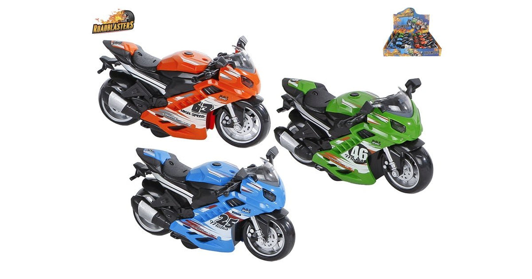 Roadblaster | Race Motor | PullBack | 14 cm | Licht en Geluid | 3+ - Kleine Eland