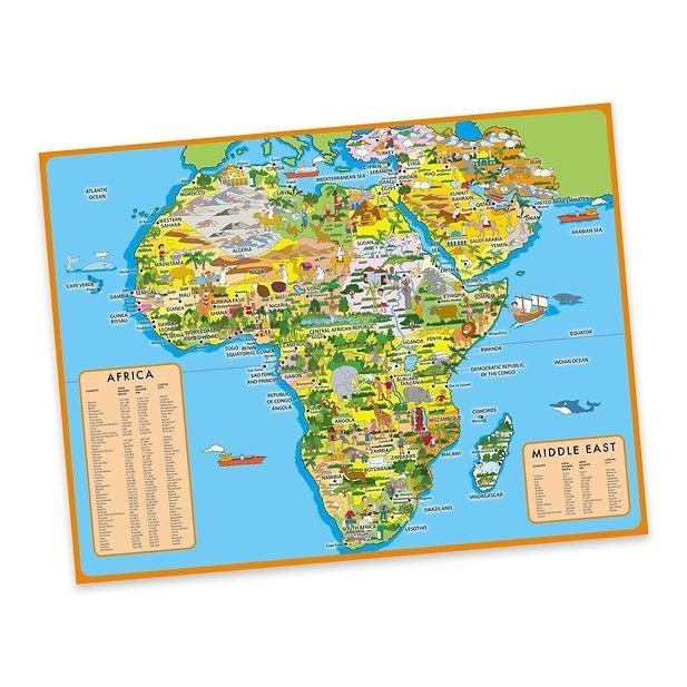 Robert Frederick Ltd l Puzzel Amazing Africa | 250 stukjes | 57 cm x 43 cm | 6+ - Kleine Eland
