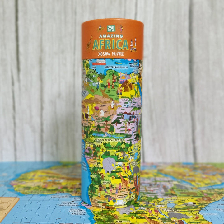 Robert Frederick Ltd l Puzzel Amazing Africa | 250 stukjes | 57 cm x 43 cm | 6+ - Kleine Eland