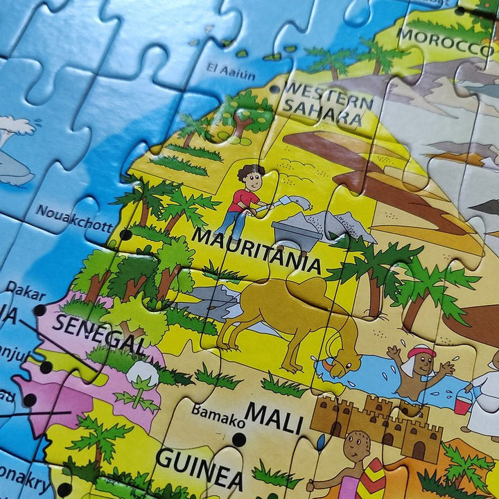 Robert Frederick Ltd l Puzzel Amazing Africa | 250 stukjes | 57 cm x 43 cm | 6+ - Kleine Eland