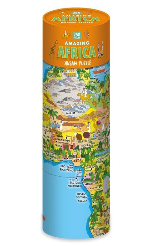Robert Frederick Ltd l Puzzel Amazing Africa | 250 stukjes | 57 cm x 43 cm | 6+ - Kleine Eland