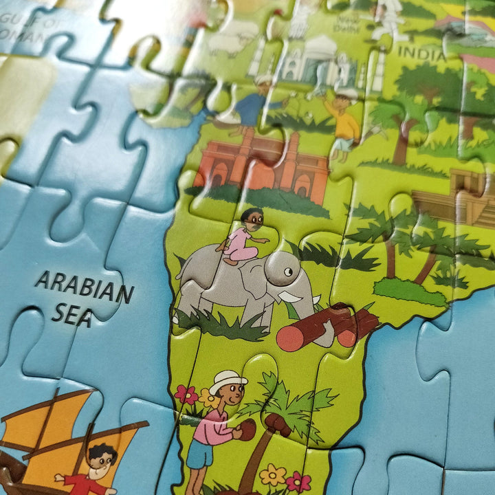 Robert Frederick Ltd l Puzzel Amazing Azie | 250 stukjes | 57 cm x 43 cm | 6+ - Kleine Eland