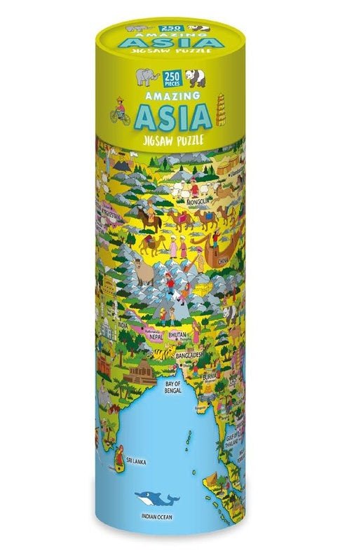 Robert Frederick Ltd l Puzzel Amazing Azie | 250 stukjes | 57 cm x 43 cm | 6+ - Kleine Eland