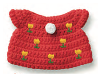 Crochet Cuddly Toy | Miffy | Clothing | Red Tulip Dress | 25 cm | 100% Cotton | 0+