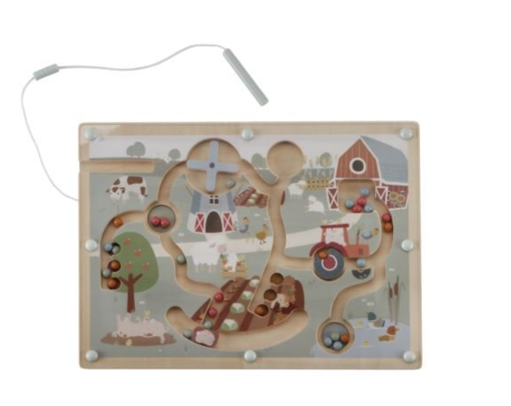 Little Dutch | Magnetisch Houten Doolhof | Little Farm | +18 mnd