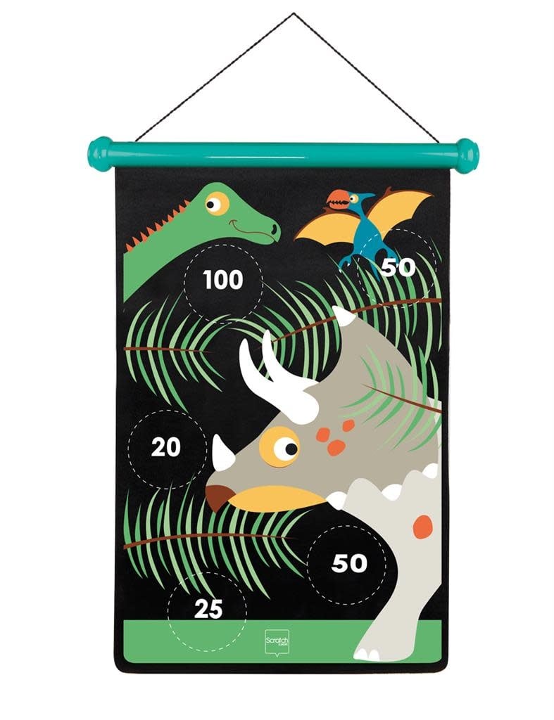 Scratch Active Play | Magnetische Darts | 36 x 55 cm | Dinowereld | 5+ - Kleine Eland