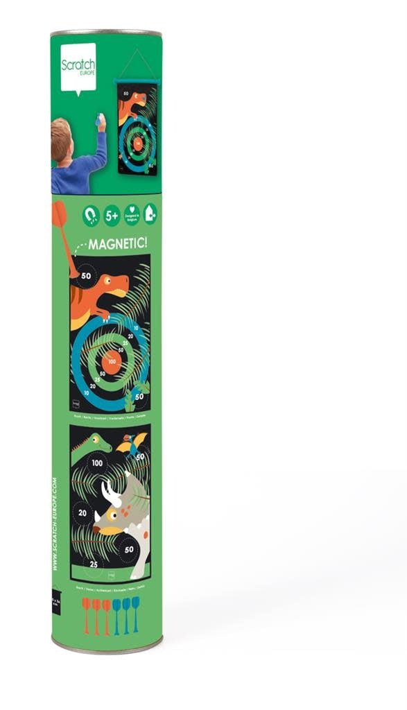 Scratch Active Play | Magnetische Darts | 36 x 55 cm | Dinowereld | 5+ - Kleine Eland