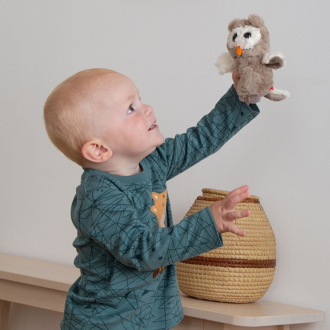Sigikid Pocket Plush Mini Knuffel Uil | 12 cm - afbeelding 4