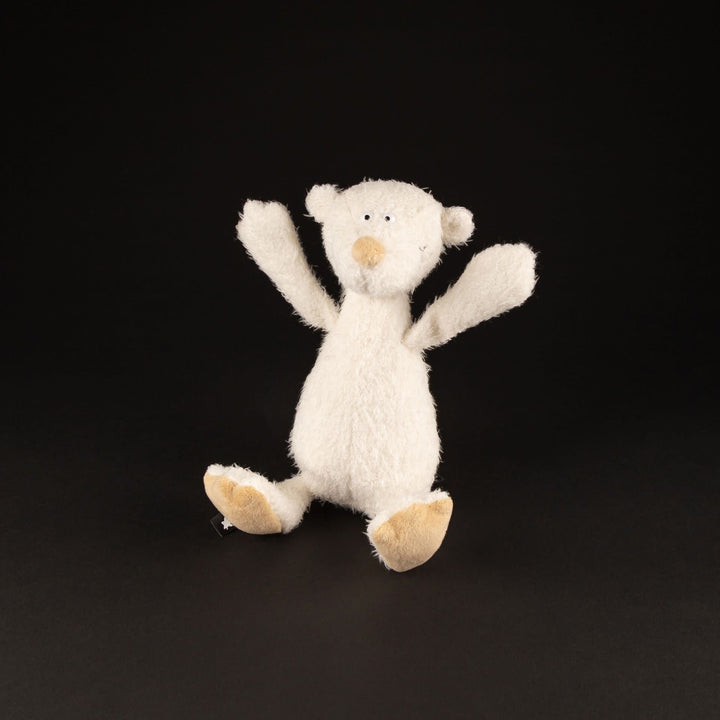 Sigikid | Ach Good Edition | Bruine Beer | midi | Wit | 25 cm - Kleine Eland