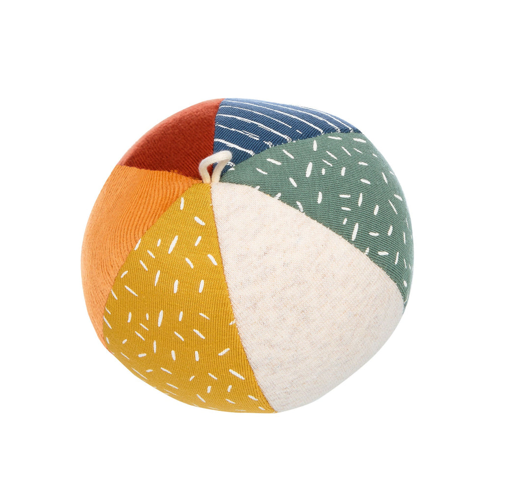 Sigikid | Baby Rammelaar Bal | Multicolour | 11 cm - Kleine Eland