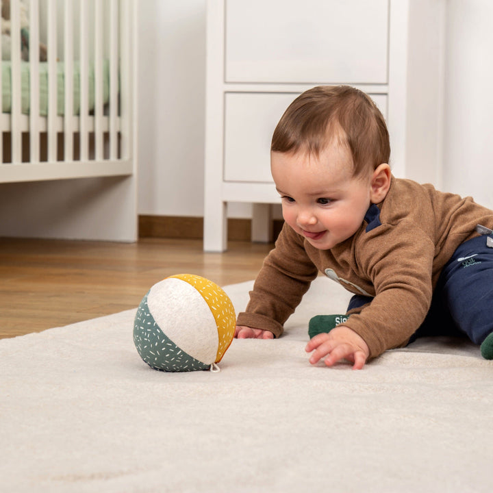 Sigikid | Baby Rammelaar Bal | Multicolour | 11 cm - Kleine Eland