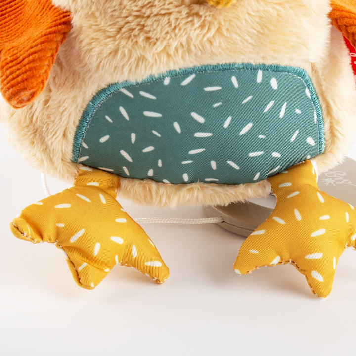 Sigikid | Knuffel inclusief Muziekdoosje met Trekkoord | Uil | Melody: Various | 12 cm | 0+ - Kleine Eland
