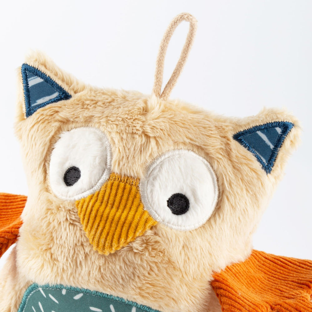 Sigikid | Knuffel inclusief Muziekdoosje met Trekkoord | Uil | Melody: Various | 12 cm | 0+ - Kleine Eland