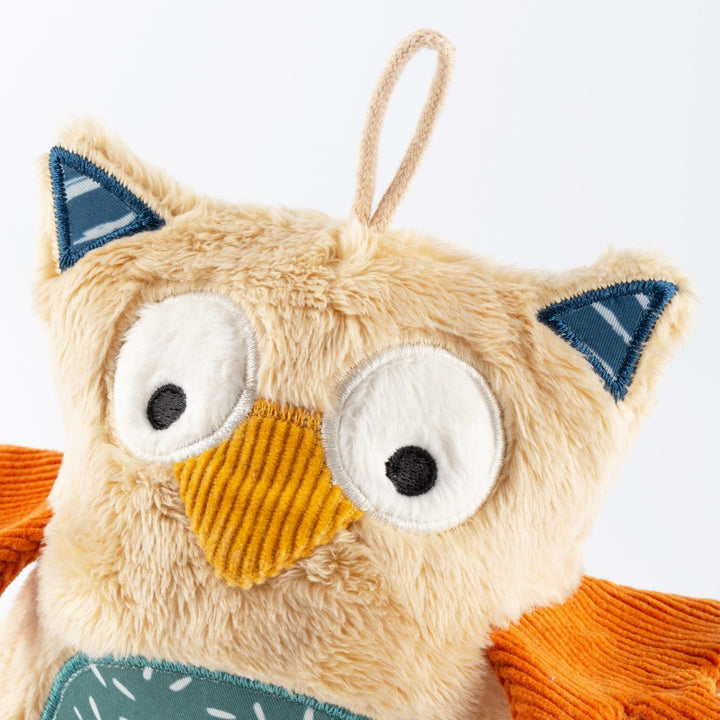 Sigikid | Knuffel inclusief Muziekdoosje met Trekkoord | Uil | Melody: Various | 12 cm | 0+ - Kleine Eland
