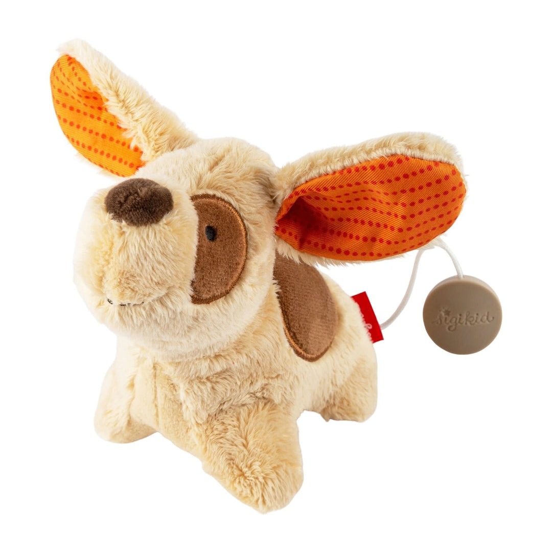 Sigikid | Knuffel met Muziek | Mini Musical Dog | Melody: Various | 13 x 6 x 9 cm | 0+ - Kleine Eland