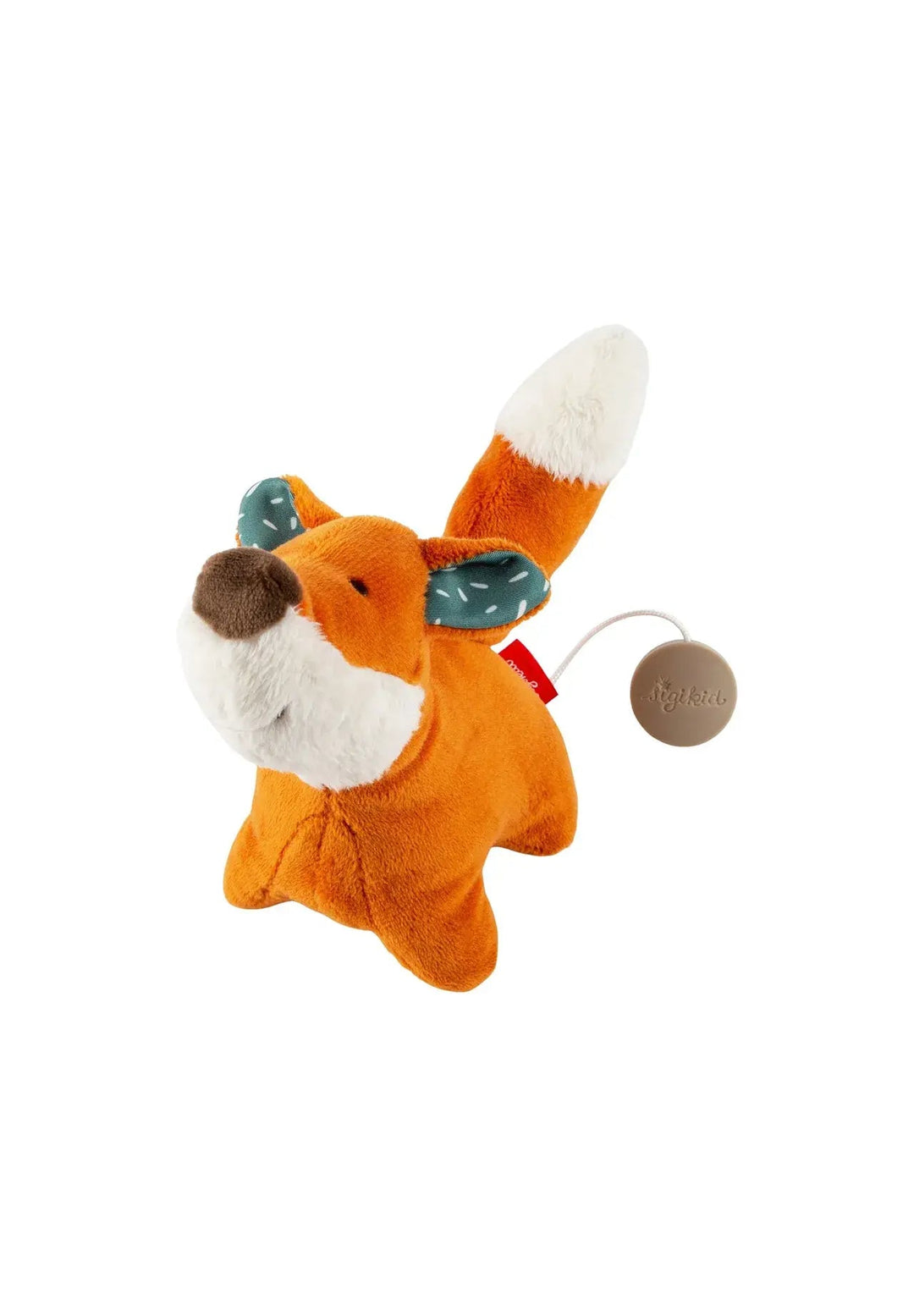 Sigikid | Knuffel met Muziek | Mini Musical Fox | Melody: Various | 13 x 6 x 9 cm | 0+ - Kleine Eland