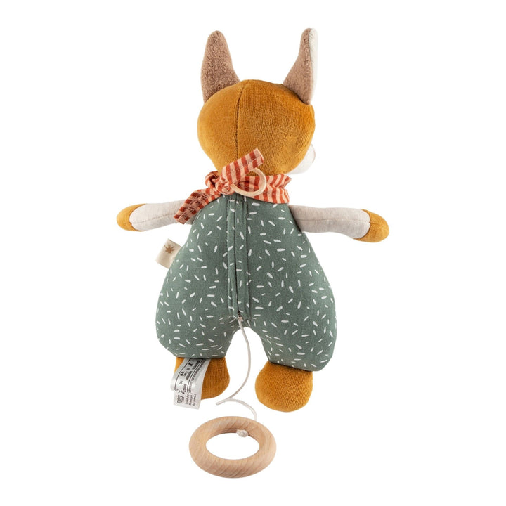 Sigikid | Knuffel met Muziek | Vos | 25 cm | 0+ - Kleine Eland