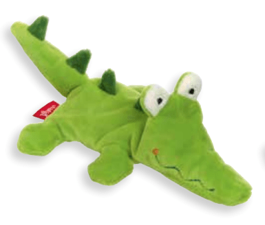 Sigikid | Mini Cuddly Gadget | Krokodil | 15 cm | 0+ - Kleine Eland