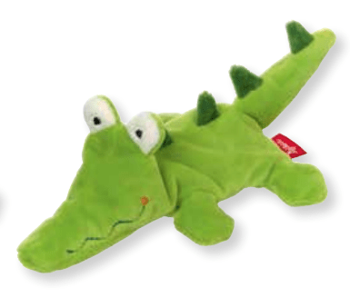 Sigikid | Mini Cuddly Gadget | Krokodil | 15 cm | 0+ - Kleine Eland