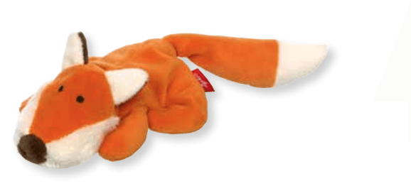 Sigikid | Mini Cuddly Gadget | Vosje | 14 cm | 0+ - Kleine Eland