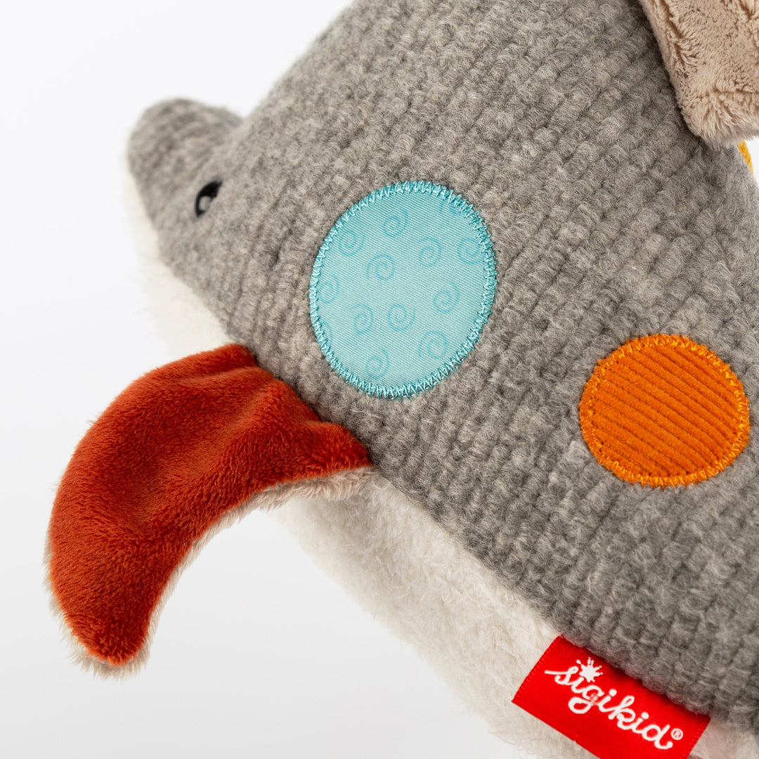 Sigikid | Patchwork Sweety | Dolphin | 33 cm | + 3 maanden - Kleine Eland