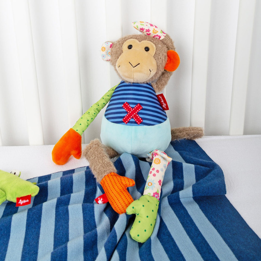 Sigikid | Patchwork Sweety | Monkey | 41 cm | 0+ - Kleine Eland