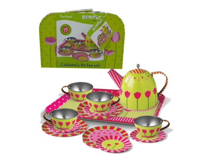 Simply for kids | Teaset | Tin Tulip | 15 dlg | 3+ - Kleine Eland