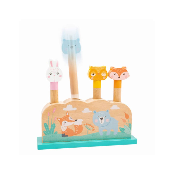 Small Foot | Pop - up Toy | Bosdieren | 18,5 x 4,07 x 16 cm | 1+ - Kleine Eland
