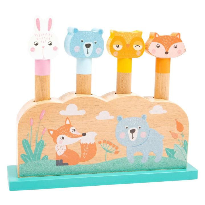 Small Foot | Pop - up Toy | Bosdieren | 18,5 x 4,07 x 16 cm | 1+ - Kleine Eland