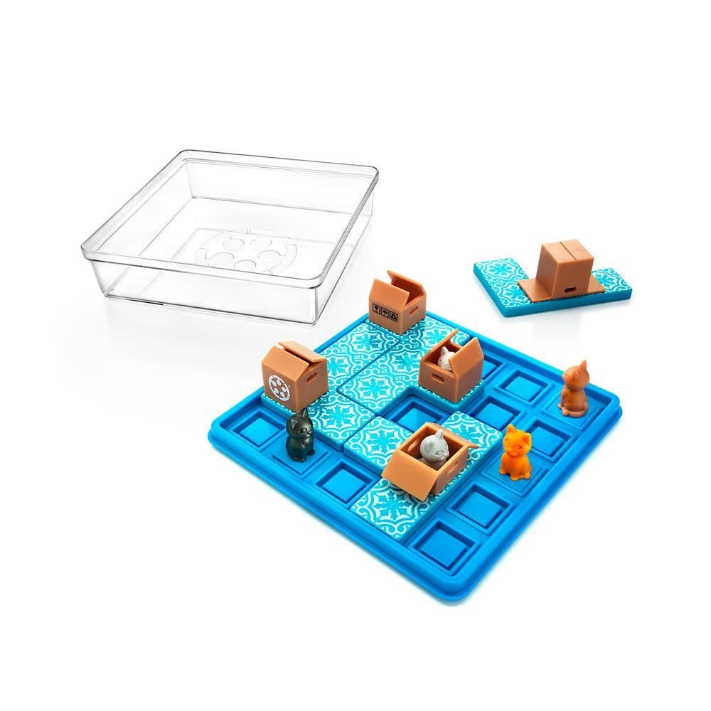 Smartgames | Compact | Cats &amp; Boxes | 7+ - Kleine Eland