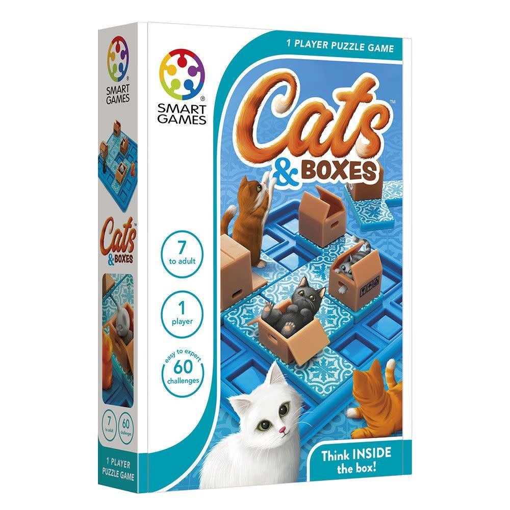 Smartgames | Compact | Cats & Boxes | 7+ - Kleine Eland