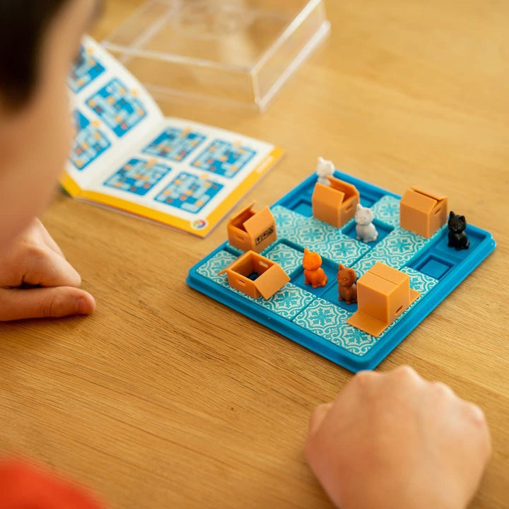 Smartgames | Compact | Cats &amp; Boxes | 7+ - Kleine Eland