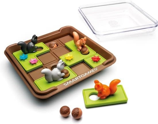 Smartgames | Compact | Squirrels Go Nuts! | 6+ - Kleine Eland