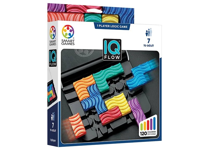 Smartgames | IQ - Flow | 120 Opdrachten | 7+ - Kleine Eland