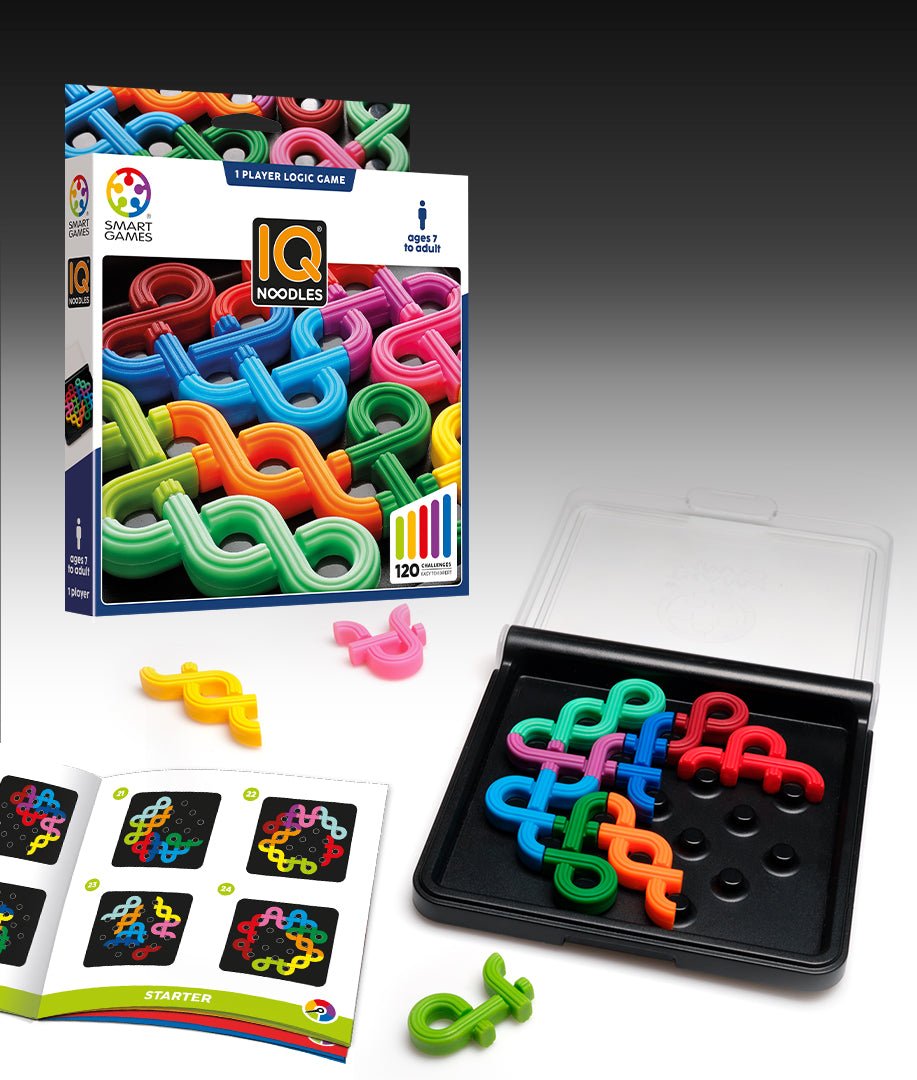 Smartgames | IQ - Noodles | 120 Opdrachten | 7+ - Kleine Eland